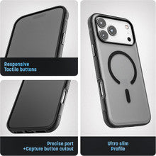 Encased 2-in-1 with Magnetic Phone Grip Holder Case iPhone 18 Pro Max - Black