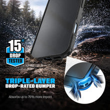 Encased Challenger with Belt Clip Holster Case iPhone 18 Pro - Black