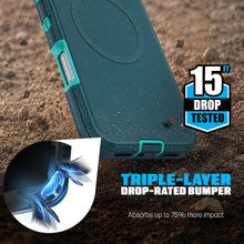 Encased Ranger with Screen Protector Case iPhone 18 Pro Max - Teal