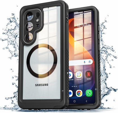Encased Titan Waterproof Case Samsung Galaxy S26 Ultra - Clear/Black
