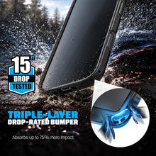 Encased Rebel with Belt Clip Holster Case iPhone 18 Pro Max - Black