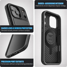 Encased Rebel with Belt Clip Holster Case iPhone 18 Pro Max - Black