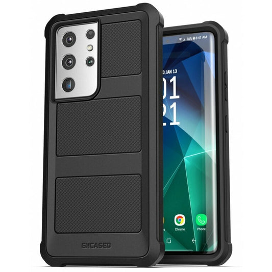 Encased Falcon Case Samsung Galaxy S21 Ultra 5G - Black