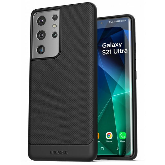 Encased Thin Armor Case Samsung Galaxy S21 Ultra 5G - Black