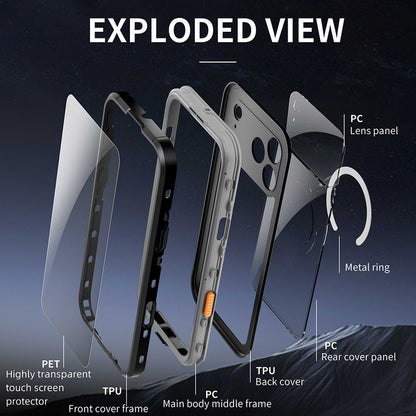 Krakatoo Dot WaterProof Case iPhone 17 Pro Max - Black