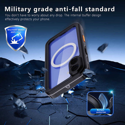 Krakatoo Dot WaterProof Case iPhone 16 Plus - Black