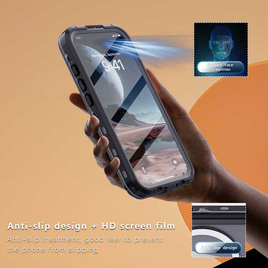 Krakatoo Dot WaterProof Case iPhone 16 - Black