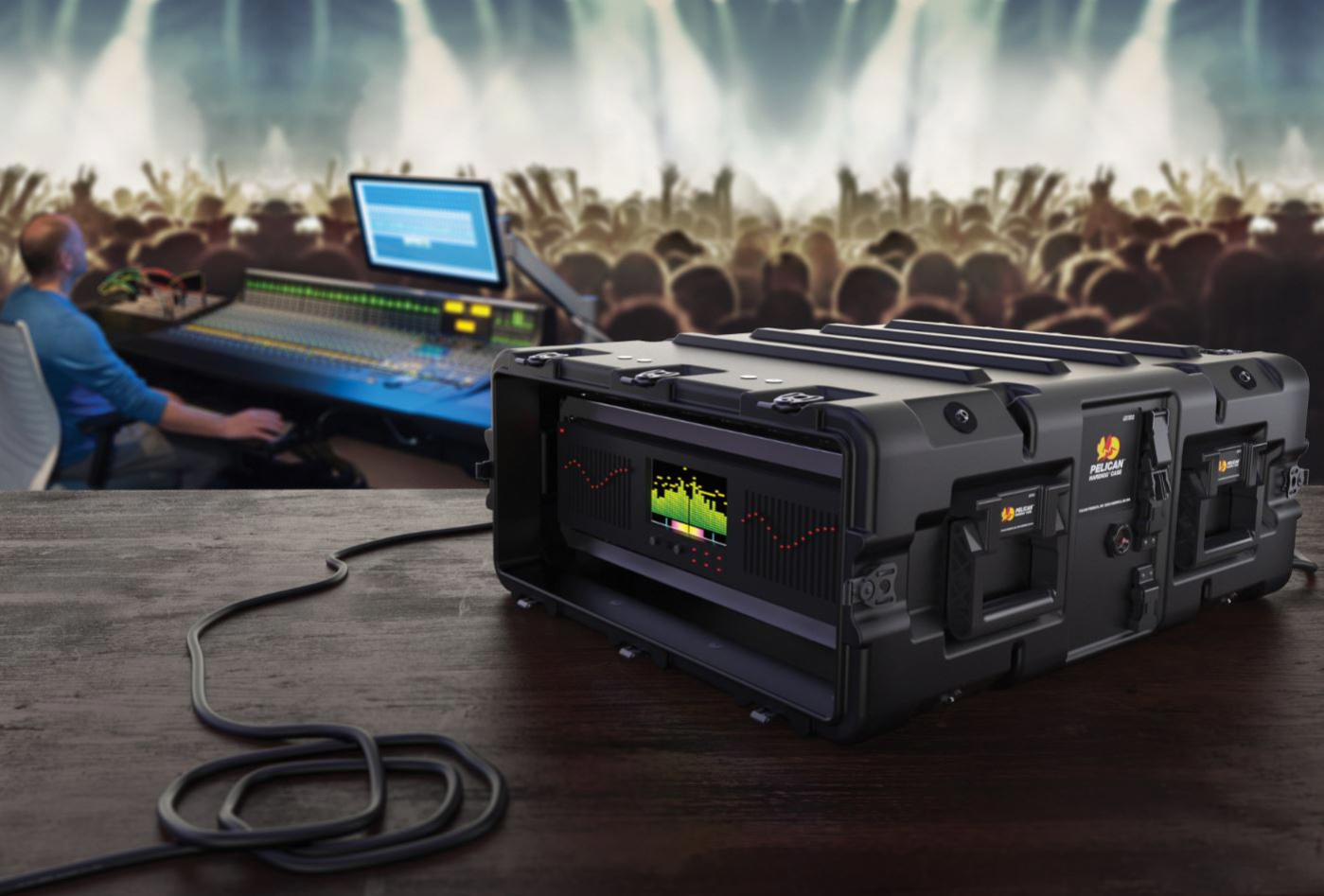 Pelican Super-V Series Rackmount Case - Black