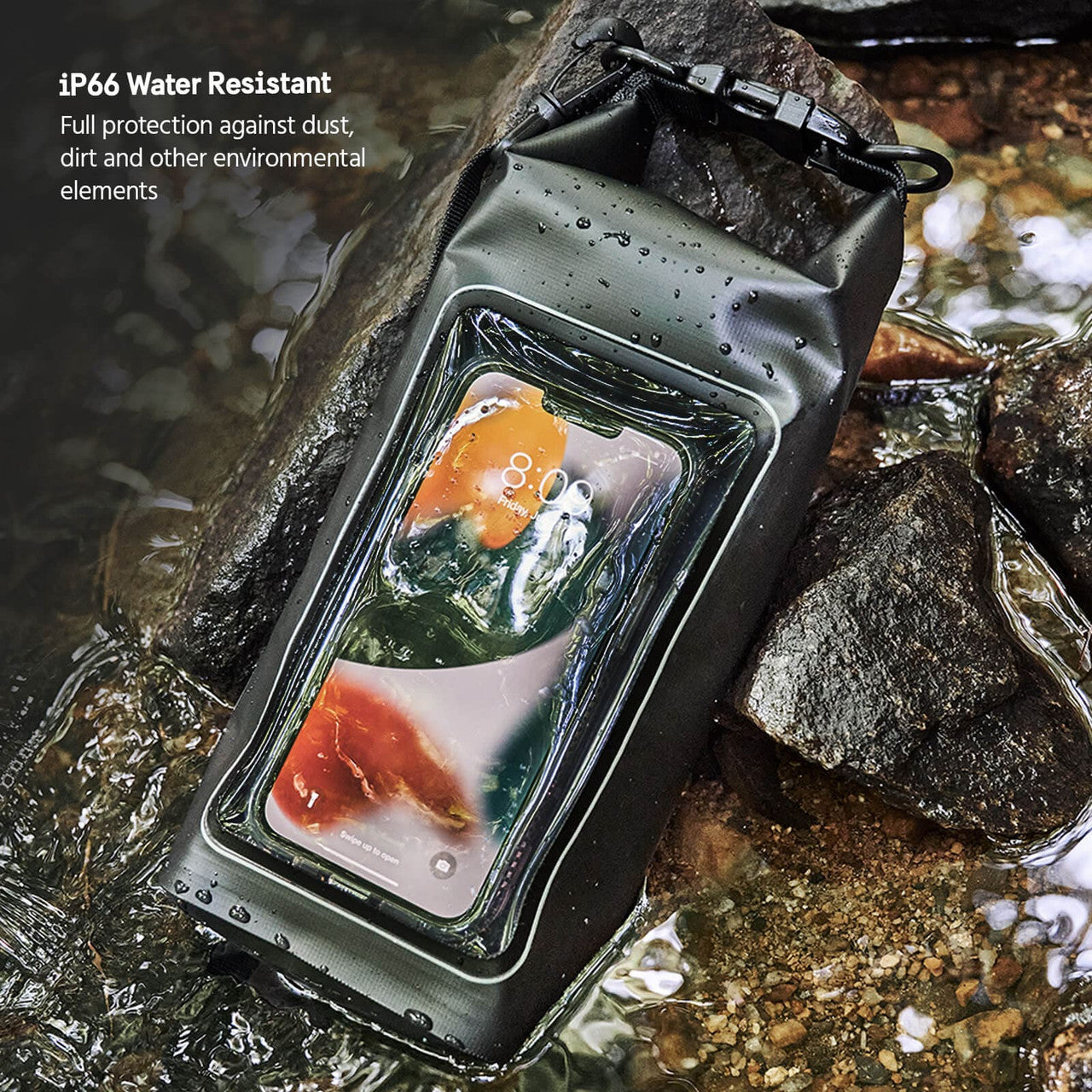 Pelican Marine Water Resistant 2L Dry Bag - Stealth Black