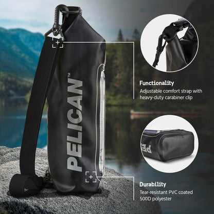 Pelican Marine Water Resistant 2L Dry Bag - Stealth Black