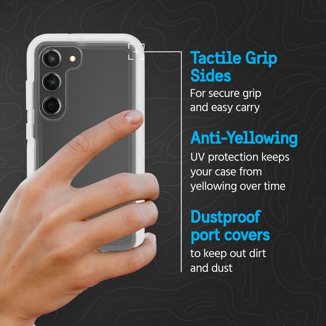 Pelican Voyager Case Samsung Galaxy S23+ Plus - Clear