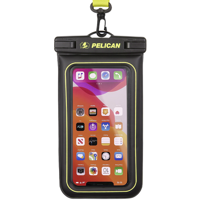 Pelican Waterproof Marine Pouch - Black/Neon Green