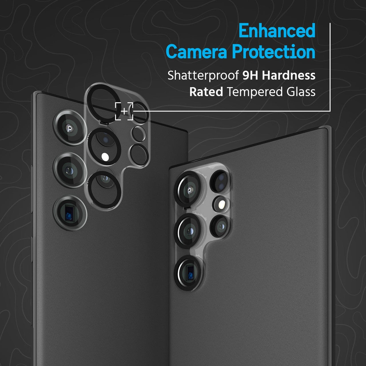 Pelican Camera Lens Protector Samsung Galaxy S23 Ultra - Black