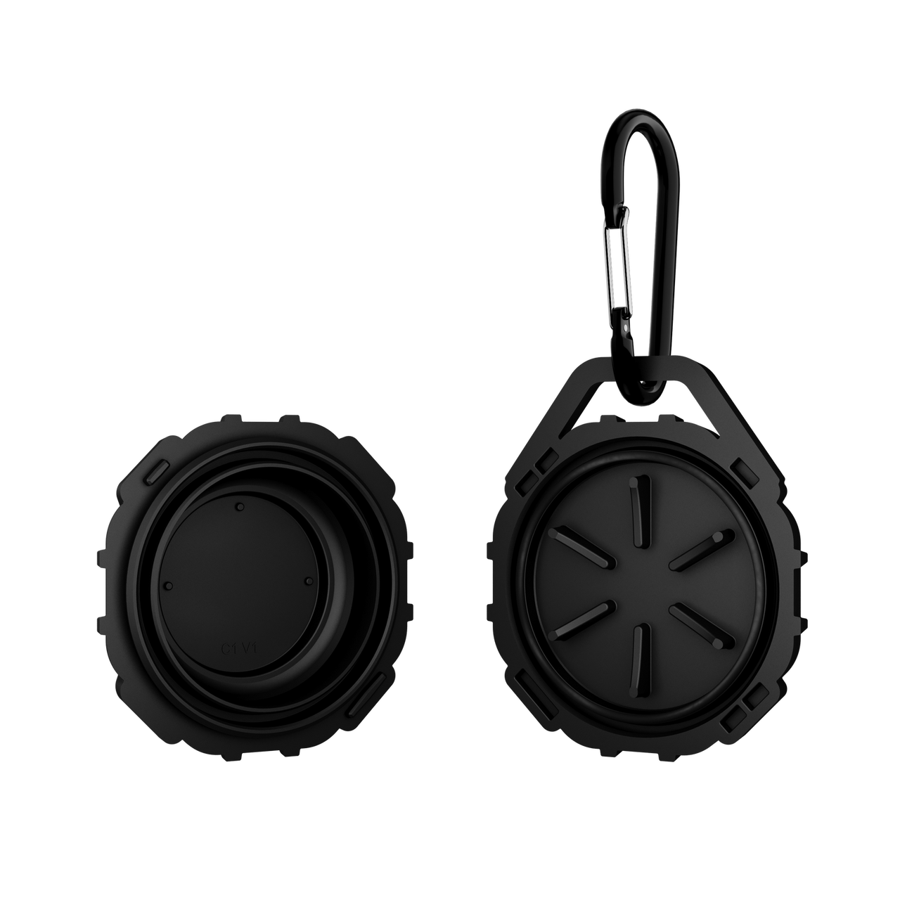 Pelican Marine Waterproof Case AirTag with Carabiner - Black