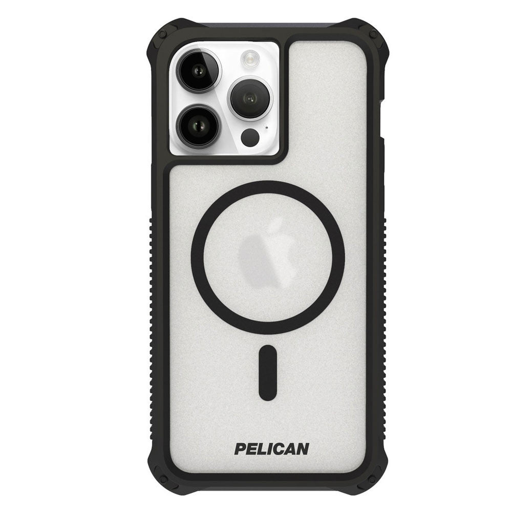 Pelican Guardian Rogue Case iPhone 15 Pro - Frosted Clear Black