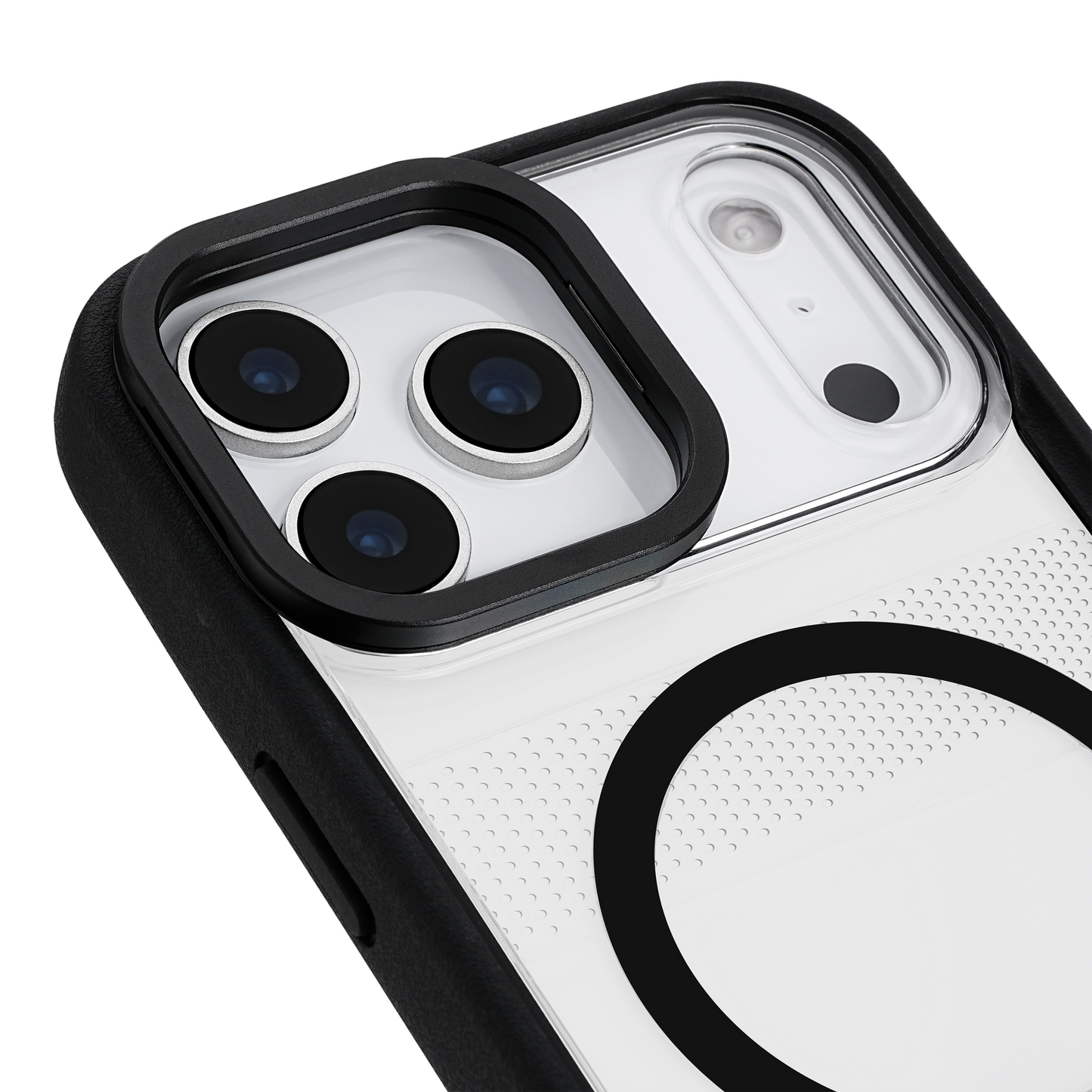 Pelican Protector Magsafe Case with Stand iPhone 17 Pro - Clear/Black