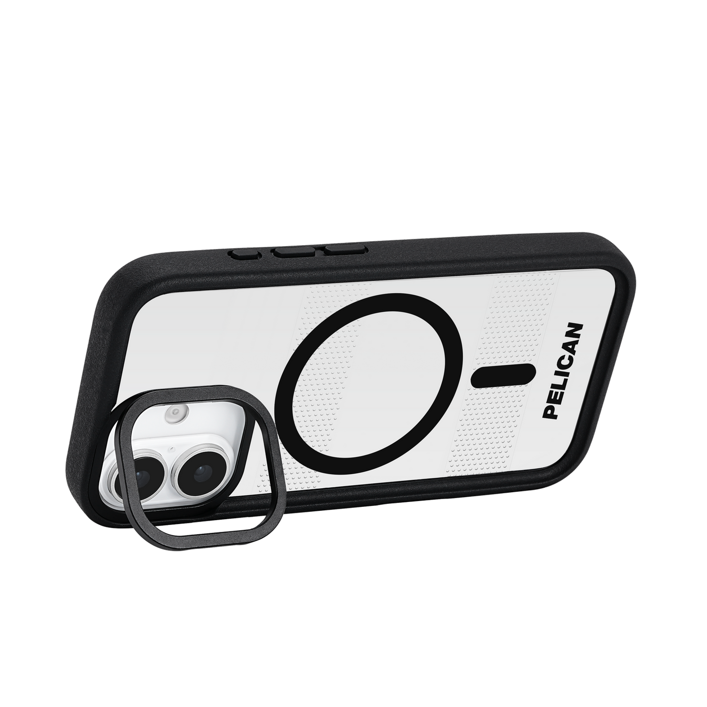 Pelican Protector Magsafe Case with Stand iPhone 17 - Clear/Black