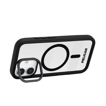 Pelican Protector Magsafe Case with Stand iPhone 17 - Clear/Black