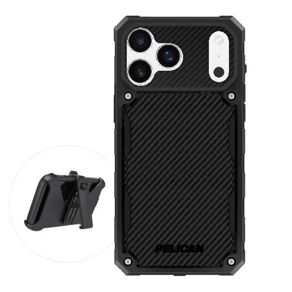 Pelican Shield Magsafe with Holster Case iPhone 17 Pro - Carbon Fiber