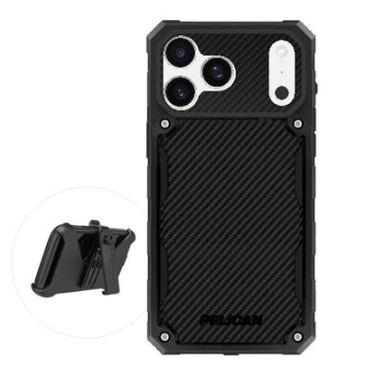 Pelican Shield Magsafe with Holster Case iPhone 17 Pro - Carbon Fiber