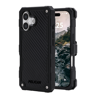 Pelican Shield Magsafe with Holster Case iPhone 17 - Carbon Fiber