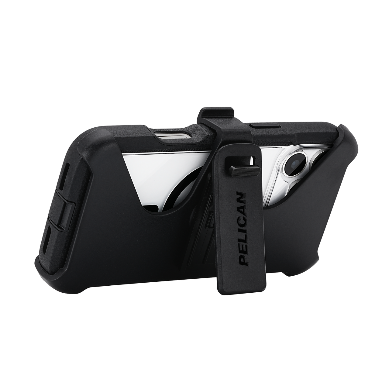 Pelican Voyager Magsafe with Holster Case iPhone 17 Pro - Black/Clear