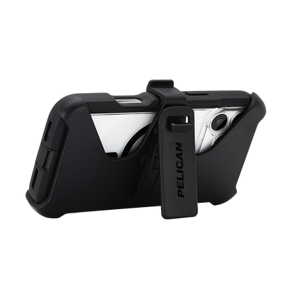 Pelican Voyager Magsafe with Holster Case iPhone 17 Pro - Black/Clear