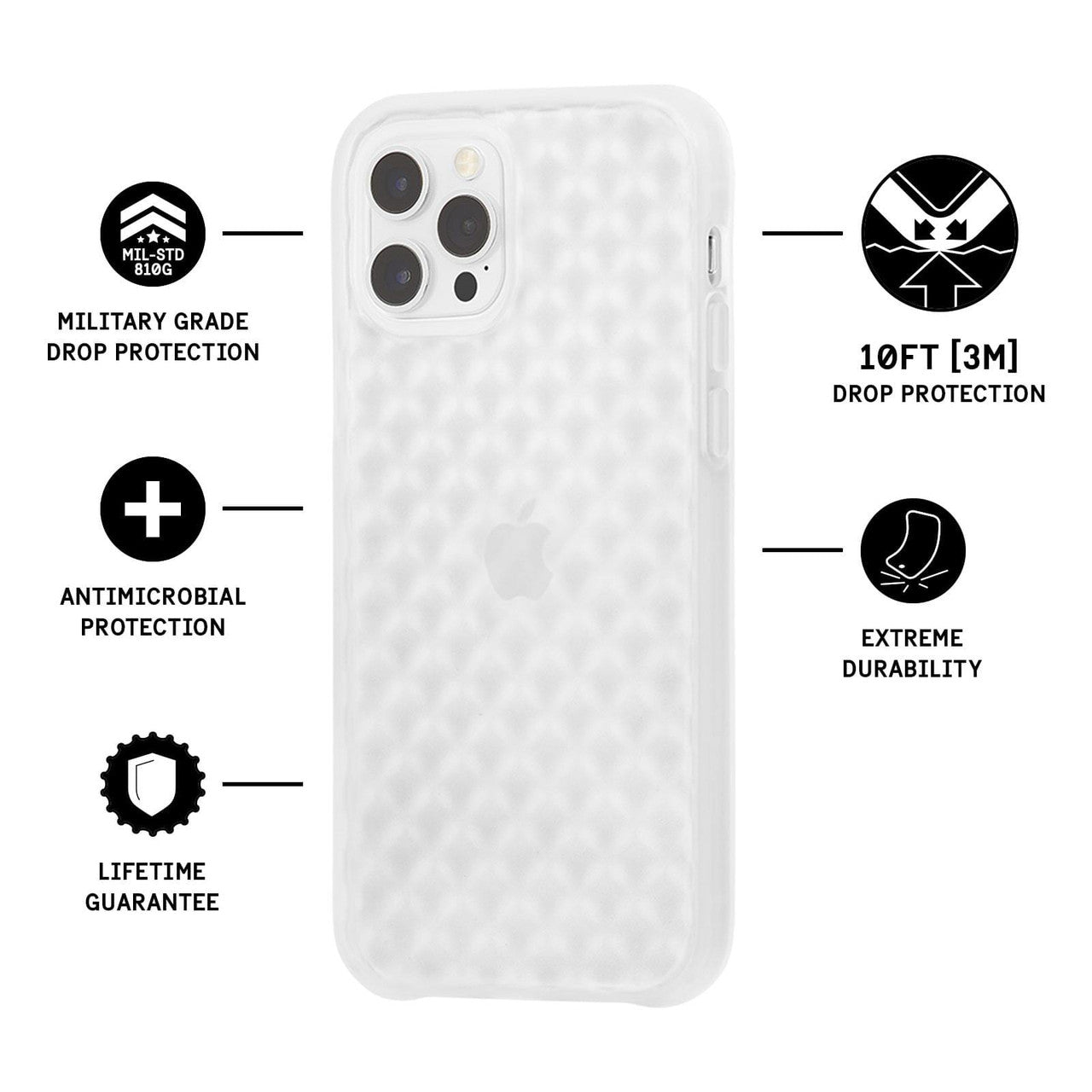 Pelican Rogue Case iPhone 12 Pro Max - Clear