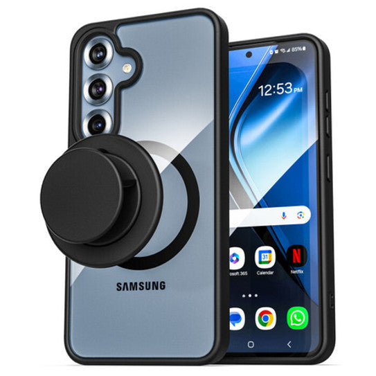 Encased Slimshield Case Samsung Galaxy S25+ Plus with Magnetic Grip - Black