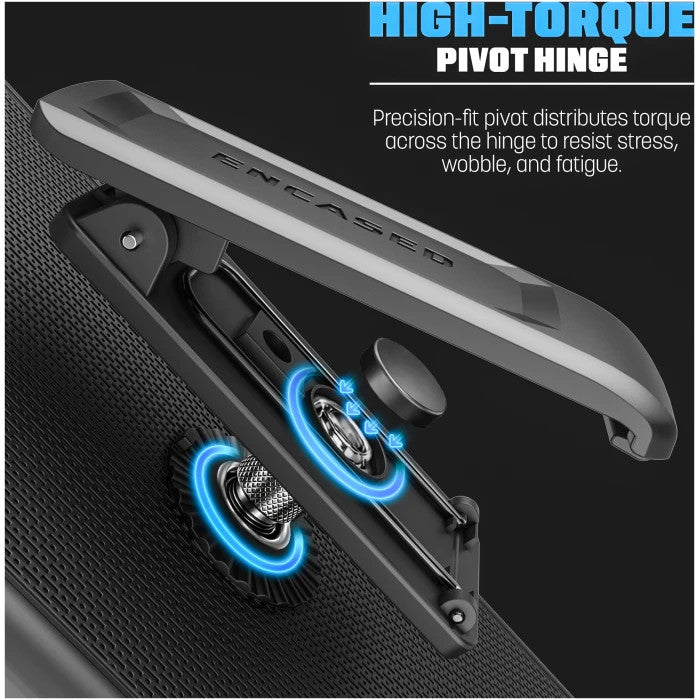 Encased SlimShield Case Samsung Galaxy S26 Ultra with Belt Clip Holster - Black