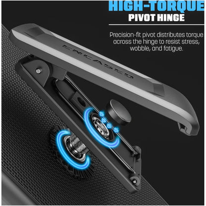 Encased SlimShield Case Samsung Galaxy S26 Ultra with Belt Clip Holster - Black