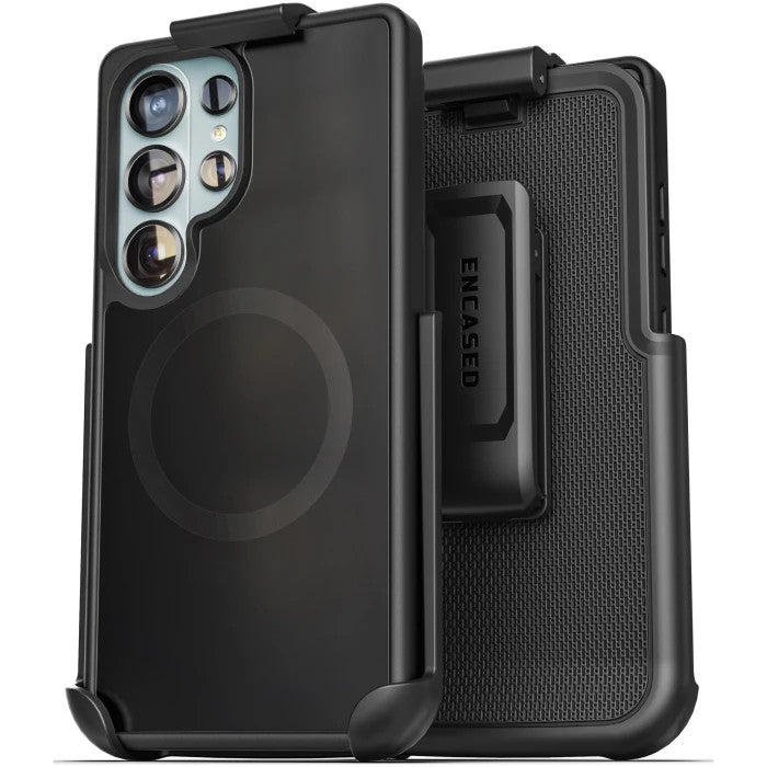 Encased SlimShield Case Samsung Galaxy S26 Ultra with Belt Clip Holster - Black