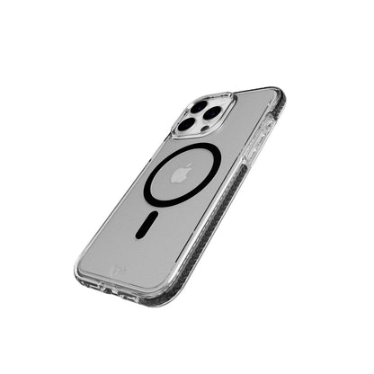 Tech21 Evo Crystal MagSafe Case iPhone 15 Pro Max - Graphite Black