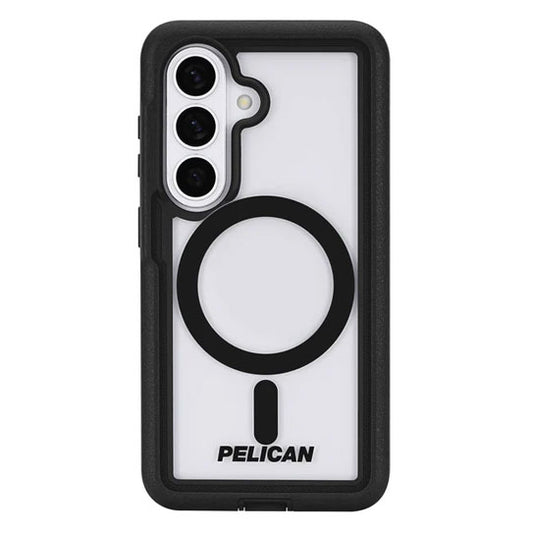 Pelican Voyager Case with Magnet & Holster Samsung Galaxy S26 - Clear/Black