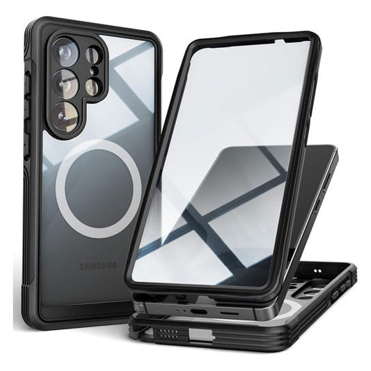 Encased Full Armor Case Samsung Galaxy S26 Ultra with HD Screen Protector - Black