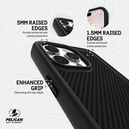 Pelican Protector Case iPhone 15 Pro - Carbon