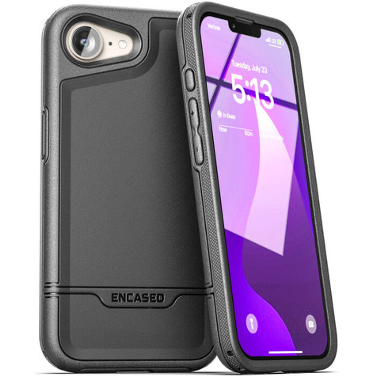 Encased Rebel Case iPhone 16e - Black
