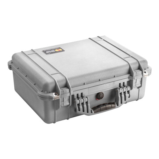 Pelican 1520 Protector Case (No Foam) - Silver