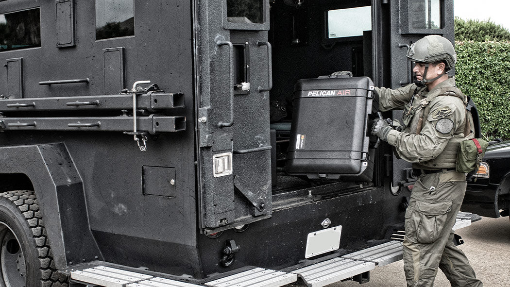 Pelican 1607 Air Case with Foam - Yellow