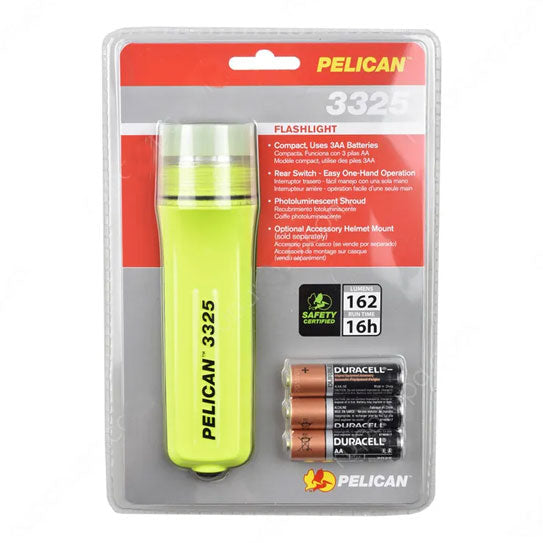 Pelican 3325 LED 171 Lumens Flashlight - Yellow