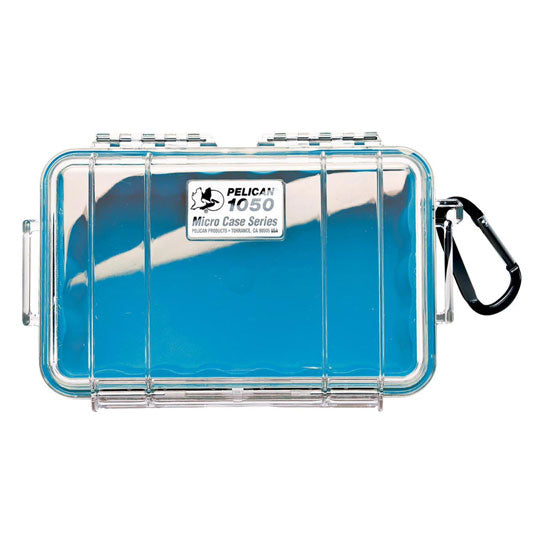 Pelican 1050 Micro Case - Clear/Blue