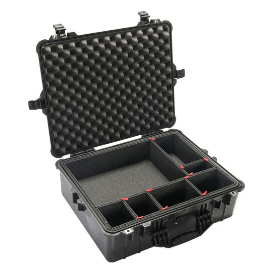 Pelican 1600 Protector Case With TrekPak Divider System - Black