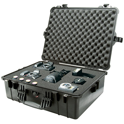 Pelican 1600 Protector Case with Foam - Black