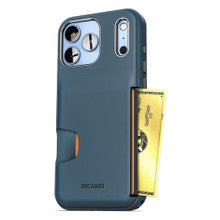 Encased Cache with Built-in Card Holder Slot Case iPhone 18 Pro Max - Blue