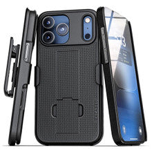 Encased Duraclip with Belt Clip Holster Case iPhone 18 Pro Max - Black