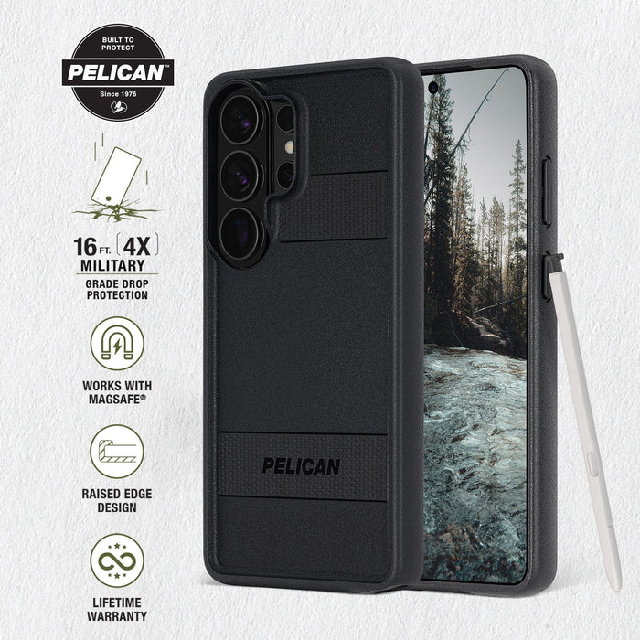 Pelican Protector Case with Magnet Samsung Galaxy S26 Ultra - Black