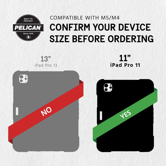 Pelican Voyager Case iPad Pro 11" M4/M5 (2024/2025) - Black