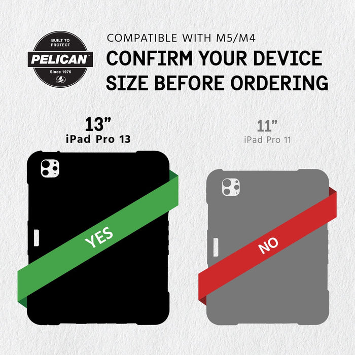 Pelican Voyager Case iPad Pro 13" M4/M5 (2024/2025) - Black