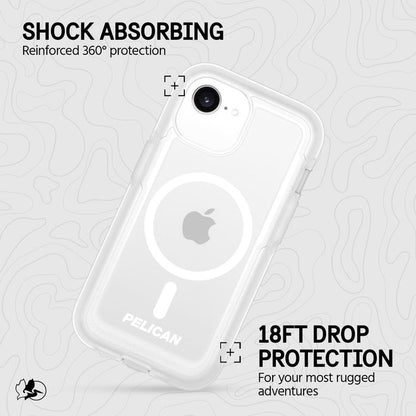 Pelican Voyager MagSafe Case iPhone 16e/15/14/13 - Clear