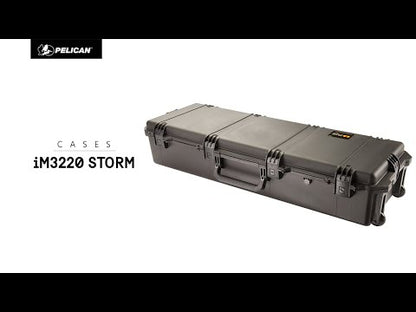 Pelican iM3220 Storm Long Case with Foam - Black